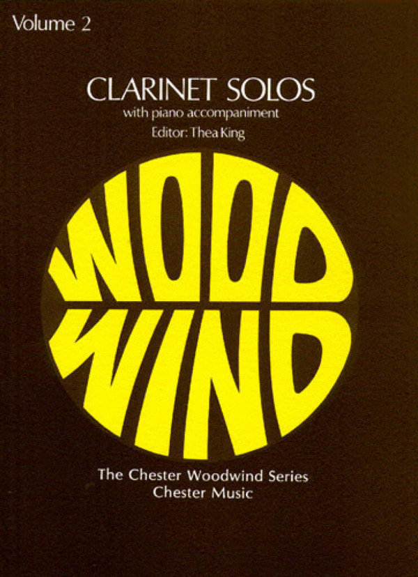 Clarinet solos vol.2 for clarinet&nbsp;&nbsp;and piano&nbsp;&nbsp;