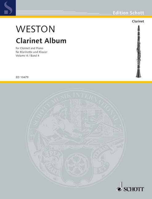 Clarinet Album no.4  for clarinet and piano  