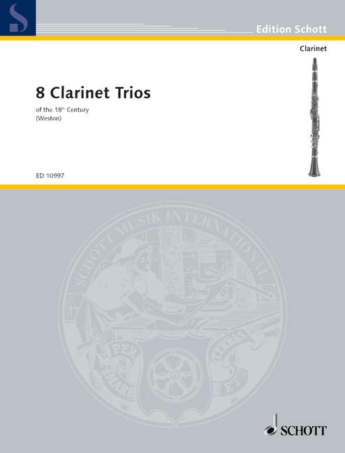 8 Clarinet Trios of the 18th century  for 3 clarinets  