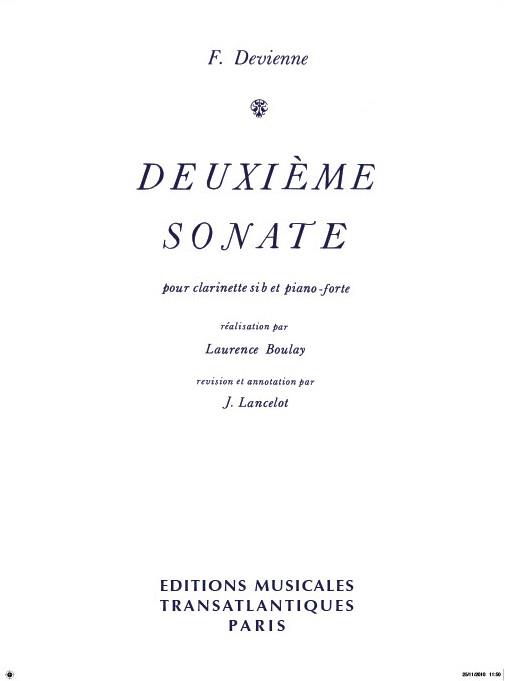 Sonate no.2  pour clarinette et piano  