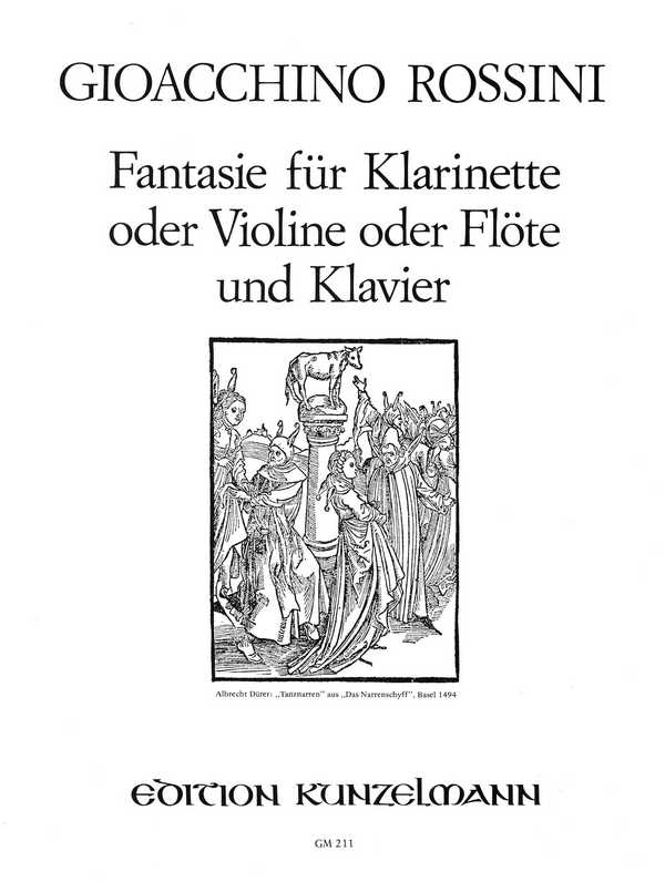Fantasie  für Klarinette (Violine / Flöte) und Klavier  