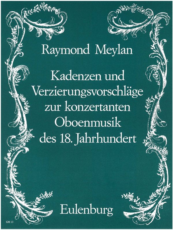 Kadenzen und Verzierungsvorschläge&nbsp;&nbsp;für Oboe&nbsp;&nbsp;
