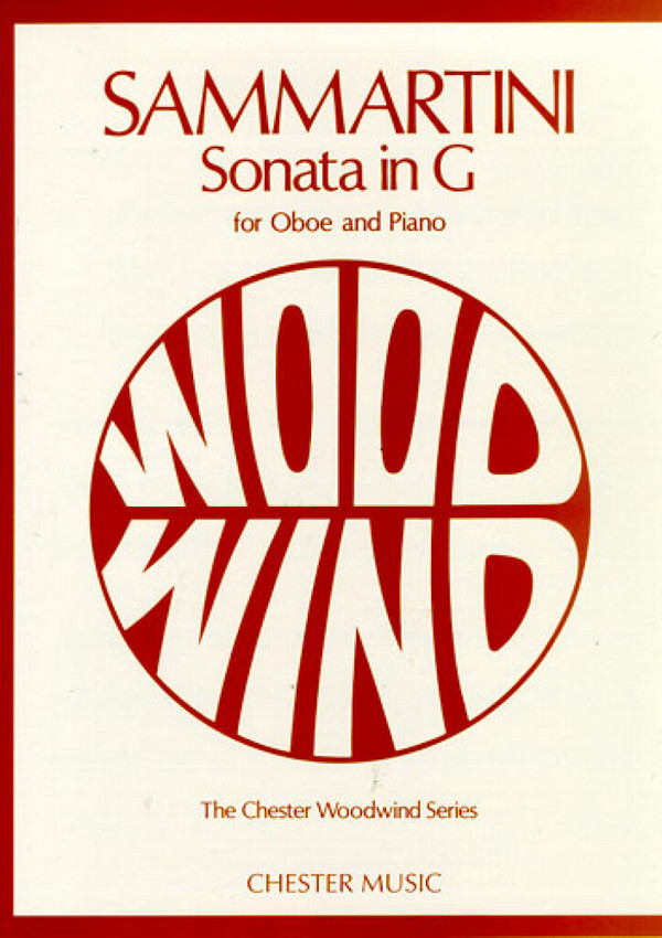 Sonatina in g for oboe and piano&nbsp;&nbsp;&nbsp;&nbsp;