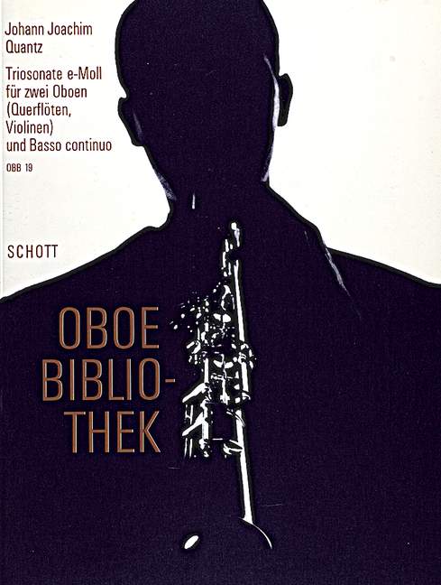 Triosonate e-Moll  für 2 Oboen (Flöten, Violinen) und Basso continuo  