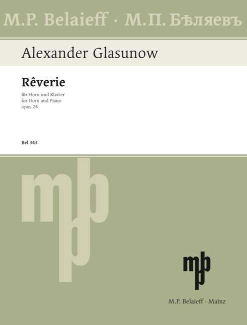 Reverie op.24&nbsp;&nbsp;für Horn und Klavier&nbsp;&nbsp;