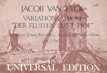 Der Fluiten Lust-Hof :  variations for descant recorders  