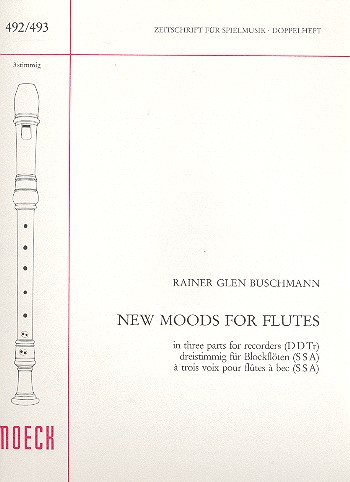 New Moods for flutes  für 3 Blockflöten (SSA)  