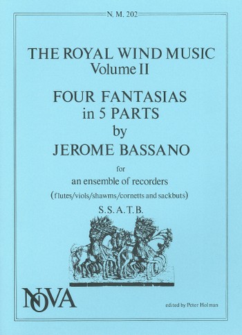 4 fantasias in 5 parts for 5  recorders (SSATB), score+parts  Holman, Peter, ed