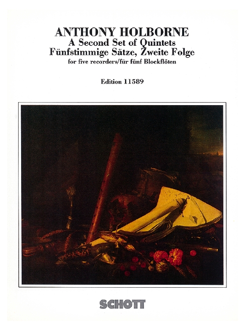 Fünfstimmige Sätze Band 2  für 5 Blockflöten (SSATB)  Partitur