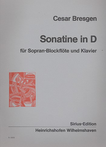 Sonatine in D für Sopranblockflöte&nbsp;&nbsp;und Klavier&nbsp;&nbsp;