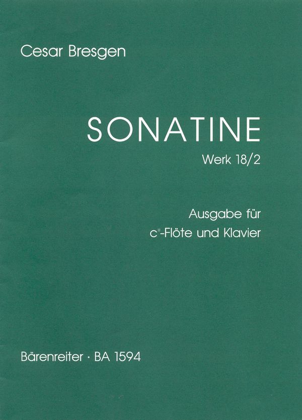 Sonatine op.18,2 für&nbsp;&nbsp;Sopranblockflöte und Klavier&nbsp;&nbsp;