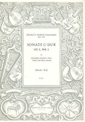 Sonate C-Dur op.1,1  für Altblockflöte und Bc  