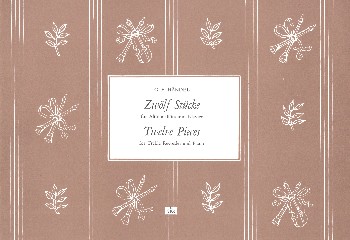 12 Stücke   für Altblockflöte und Klavier  