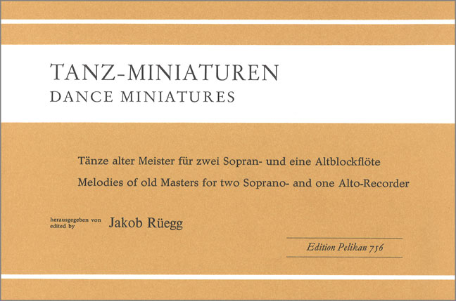 Tanz-Miniaturen&nbsp;&nbsp;für 3 Blockflöten (SSA)&nbsp;&nbsp;Spielpartitur