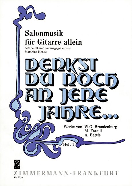 Denkst du noch an jene Jahre&nbsp;&nbsp;für Gitarre&nbsp;&nbsp;