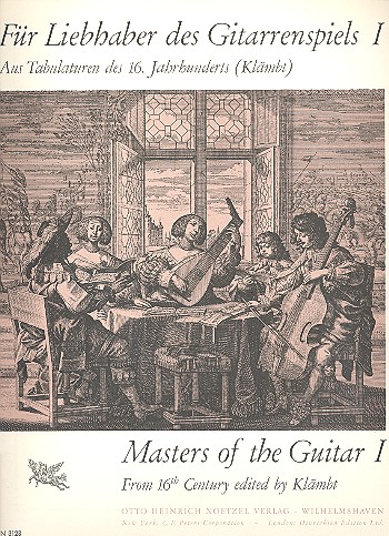 MUSIK FUER LIEBHABER DES GITARREN-&nbsp;&nbsp;SPIELS BAND 1, FUER GITARRE&nbsp;&nbsp;KLAEMBT, FRITZ, ED