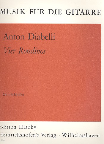 Vier Rondinos  für Gitarre  