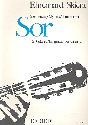 Mein erster Sor&nbsp;&nbsp;für Gitarre&nbsp;&nbsp;