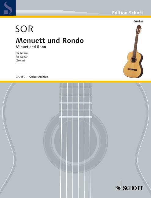 Menuett und Rondo aus der Sonate op.22&nbsp;&nbsp;für Gitarre&nbsp;&nbsp;
