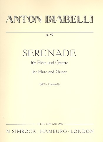 Serenade op.99  für Flöte und Gitarre  Stimmen