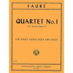 Quartet c minor no.1 op.15.&nbsp;&nbsp;for violin, viola, cello and piano&nbsp;&nbsp;