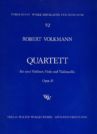 Streichquartett op.37  für 2 Violinen, Viola und Violoncello  Stimmen