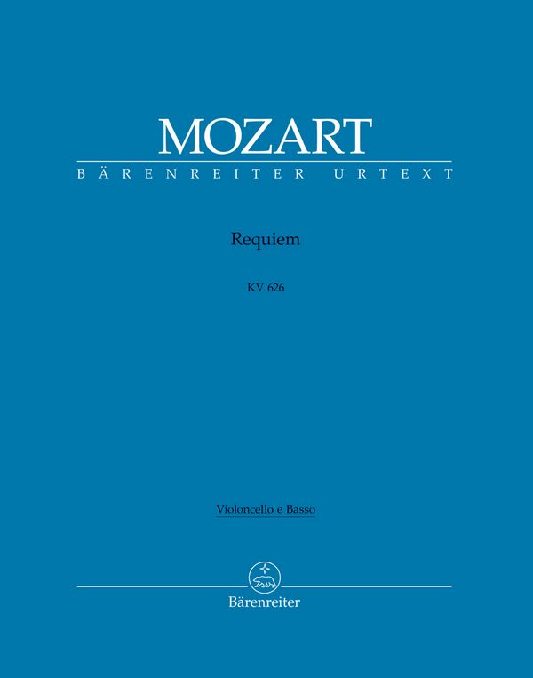Requiem KV626&nbsp;&nbsp;für Soli, Chor und Orchester&nbsp;&nbsp;Cello / Bass
