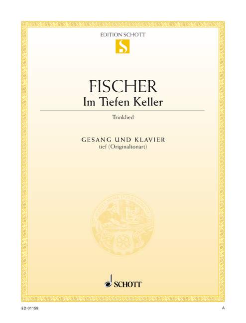 Im tiefen Keller   für tiefe Singstimme und Klavier  