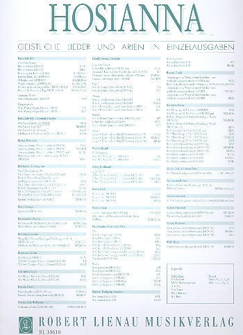 Ave Maria  Für hohe Singstimme und Klavier  