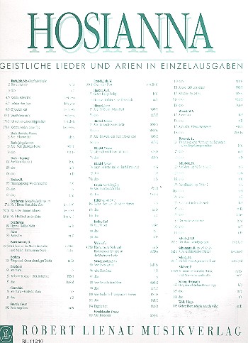 Heil'ge Nacht Hymne  für Mezzo-Sopran und Klavier  