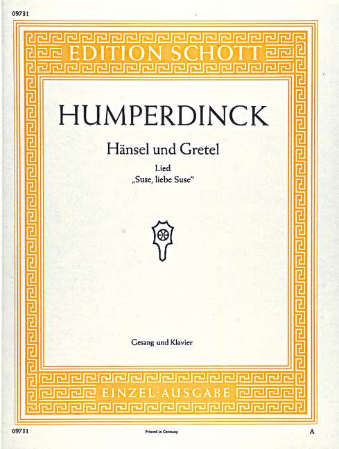 Hänsel und Gretel&nbsp;&nbsp;für mittlere Singstimme und Klavier&nbsp;&nbsp;