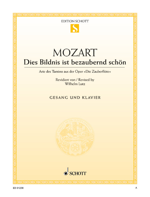 Die Zauberflöte&nbsp;&nbsp;für Tenor und Klavier&nbsp;&nbsp;