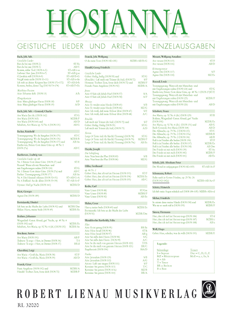 Ruhe sanft in Gottes Frieden op.25,26&nbsp;&nbsp;für Alt (Bariton) und Klavier&nbsp;&nbsp;