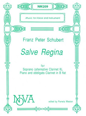Salve Regina&nbsp;&nbsp;for soprano, piano and clarinet obbligato&nbsp;&nbsp;