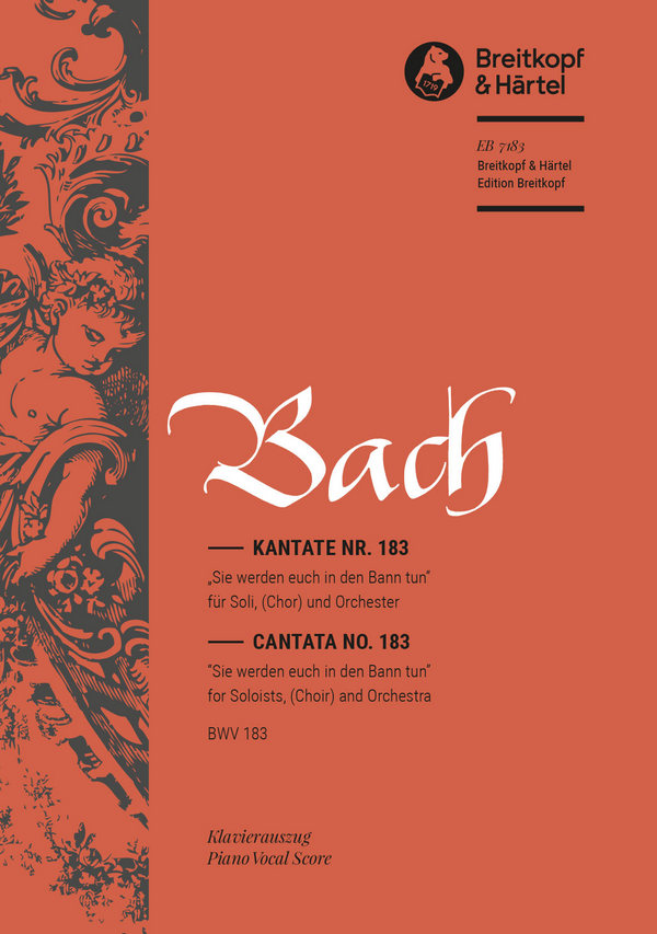 Sie werden euch in den Bann tun&nbsp;&nbsp;Kantate Nr.183 BWV183&nbsp;&nbsp;Klavierauszug (dt)