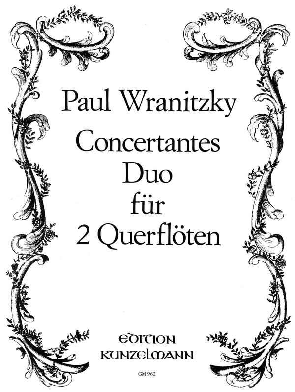 Concertantes Duo op.33,2  für 2 Flöten  Spielpartitur