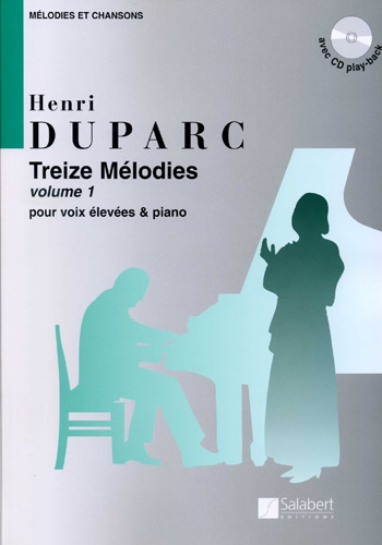 13 Melodies vol.1 (+CD) pour voix  élevées et piano  (ton originale)  