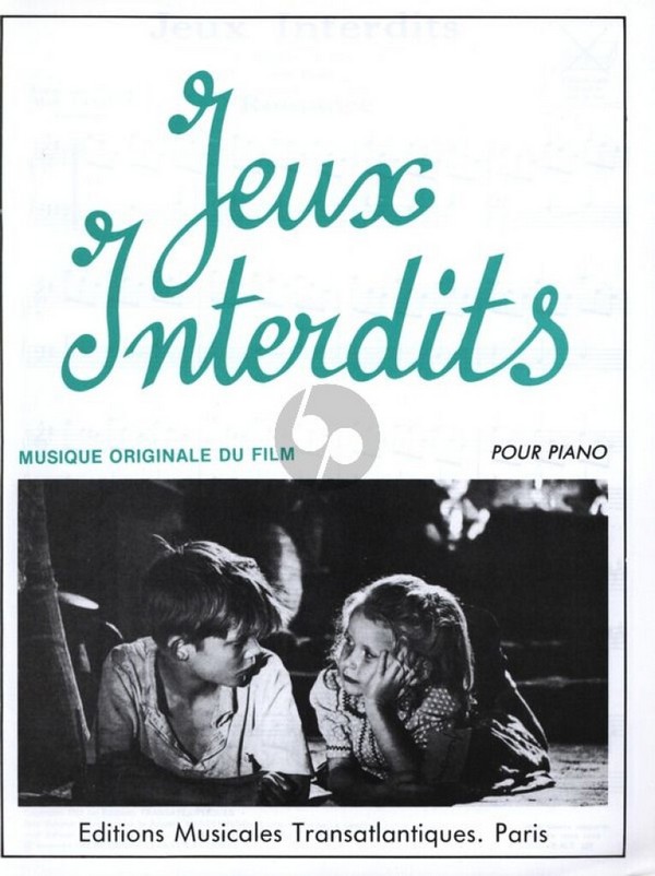Jeux interdits&nbsp;&nbsp;pour piano&nbsp;&nbsp;