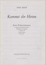 Kommet ihr Hirten Kleine&nbsp;&nbsp;Weihnachtskantate für Kinderchor und Instrumente&nbsp;&nbsp;Partitur