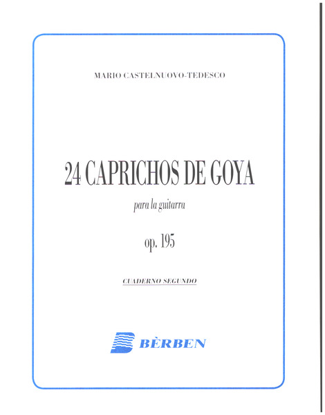 24 caprichos de Goya op.195 (Nr.7-12) vol.2  para guitarra  
