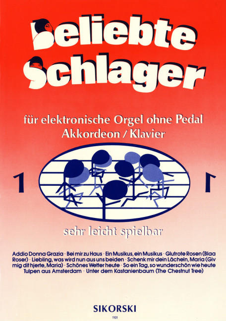 Beliebte Schlager Band 1:  für E-Orgel ohne Pedal  