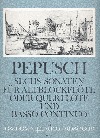 6 Sonaten Band 1  für Altblockflöte und Bc  Stimmen