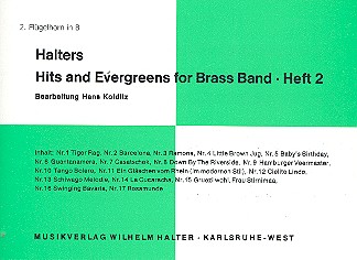 Halters Hits and Evergreens Band 2&nbsp;&nbsp;für Blasorchester&nbsp;&nbsp;Flügelhorn 2