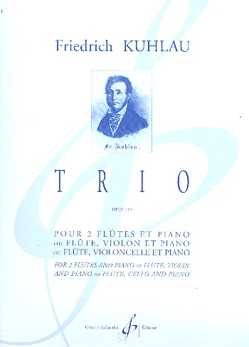 Trio sol majeur op.119,1&nbsp;&nbsp;pour flûte, violon (flûte, violoncelle) et piano&nbsp;&nbsp;parties
