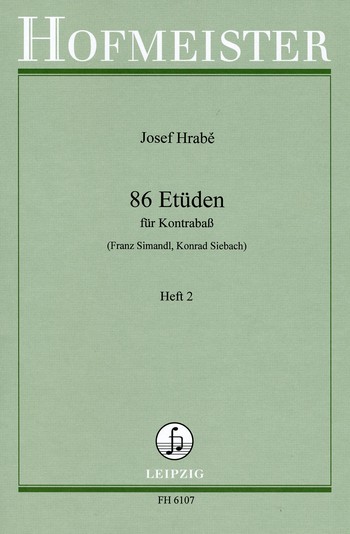86 Etüden Band 2 (Nr.45-86)  für Kontrabass  