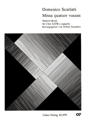 Missa quatuor vocum für gem&nbsp;&nbsp;Chor a cappella&nbsp;&nbsp;Partitur (la)