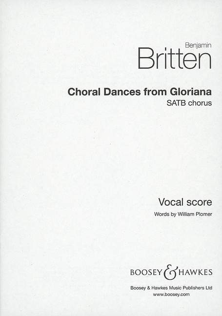Gloriana&nbsp;&nbsp;für gemischter Chor (SATB) a cappella&nbsp;&nbsp;Chorpartitur