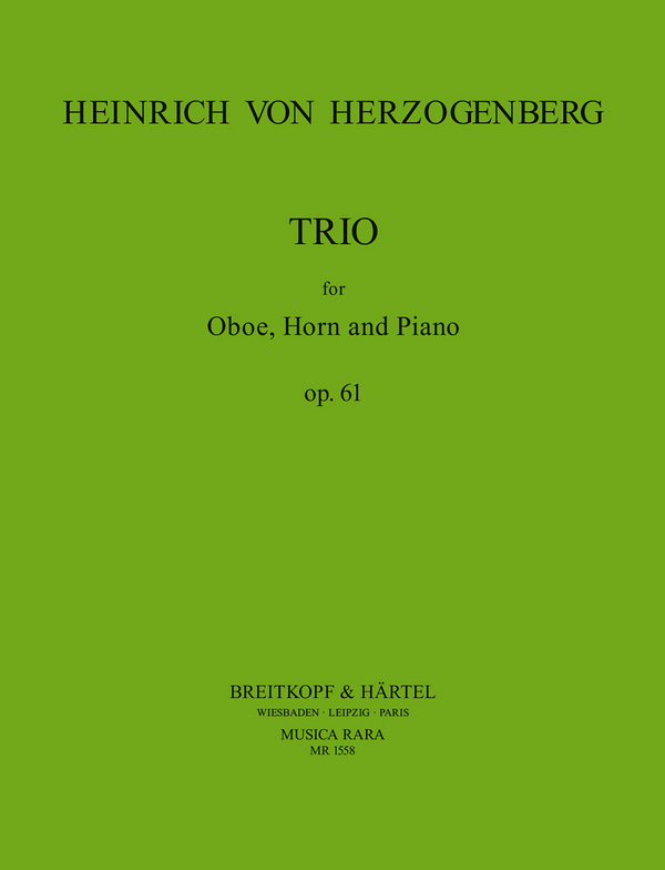 Trio D-Dur op.61  für Oboe, Horn und Klavier  