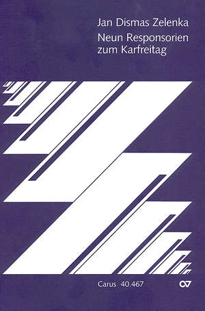 Neun Responsorien zum Karfreitag&nbsp;&nbsp;für gem Chor und Bc (Instrumente ad lib)&nbsp;&nbsp;Partitur
