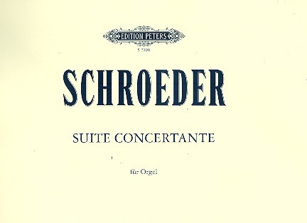 Suite concertante&nbsp;&nbsp;für Orgel&nbsp;&nbsp;